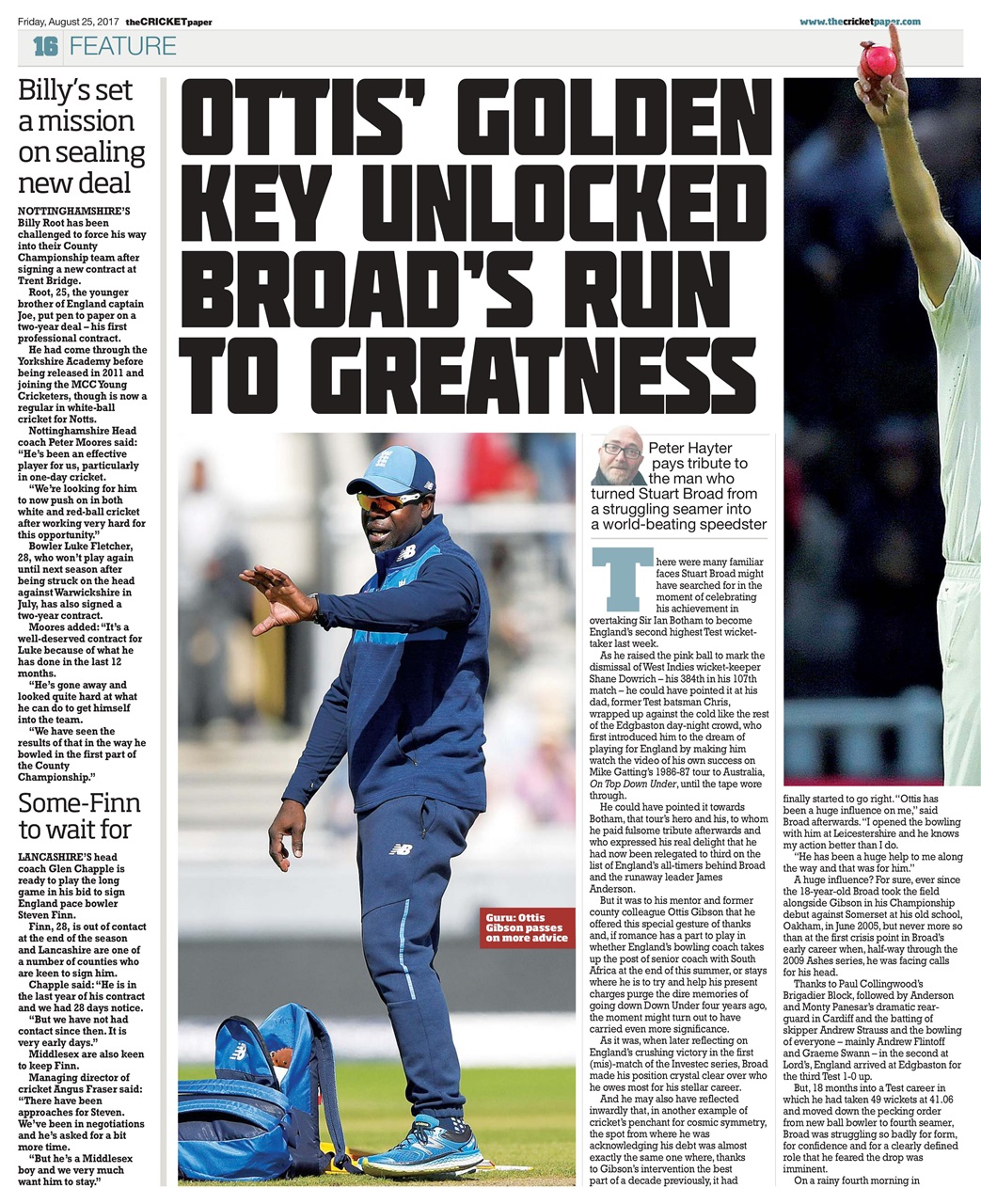 The Cricket Paper Preview Pages
