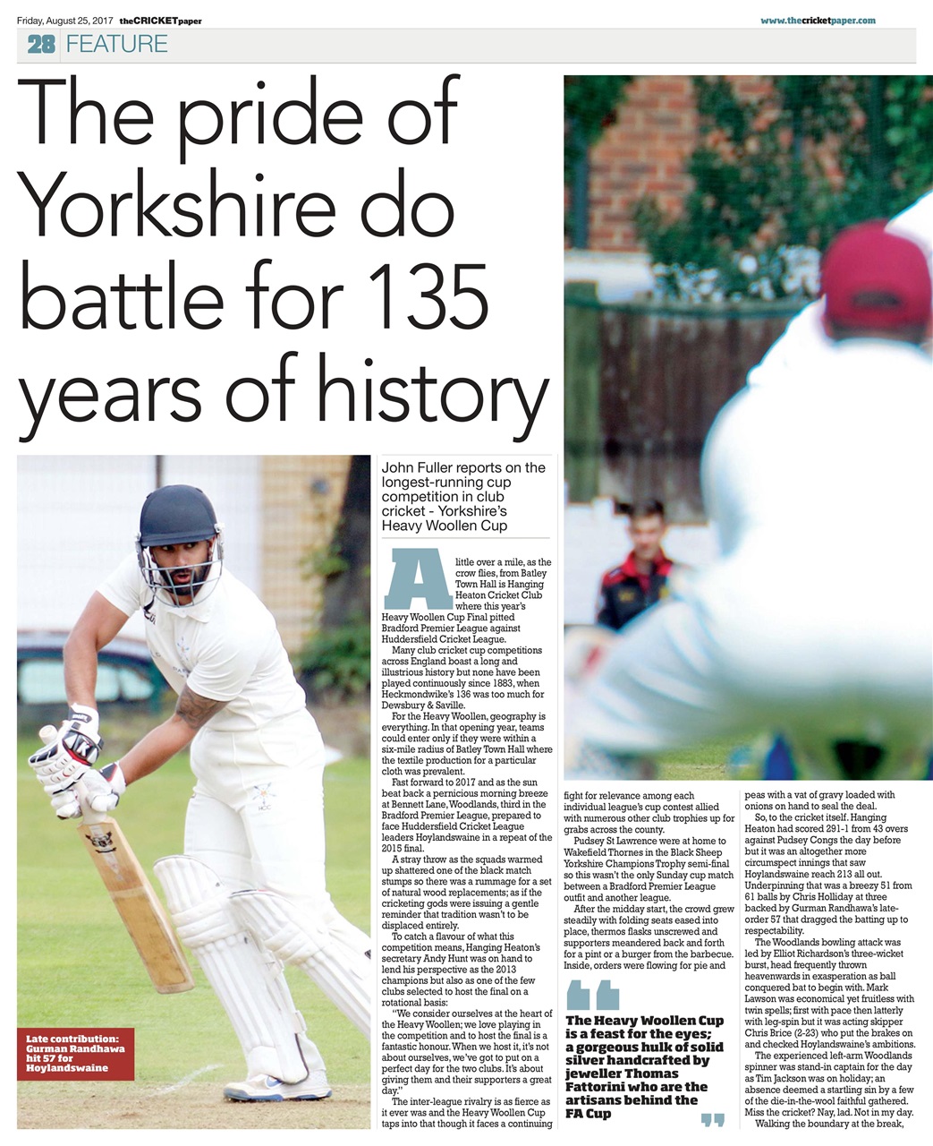 The Cricket Paper Preview Pages