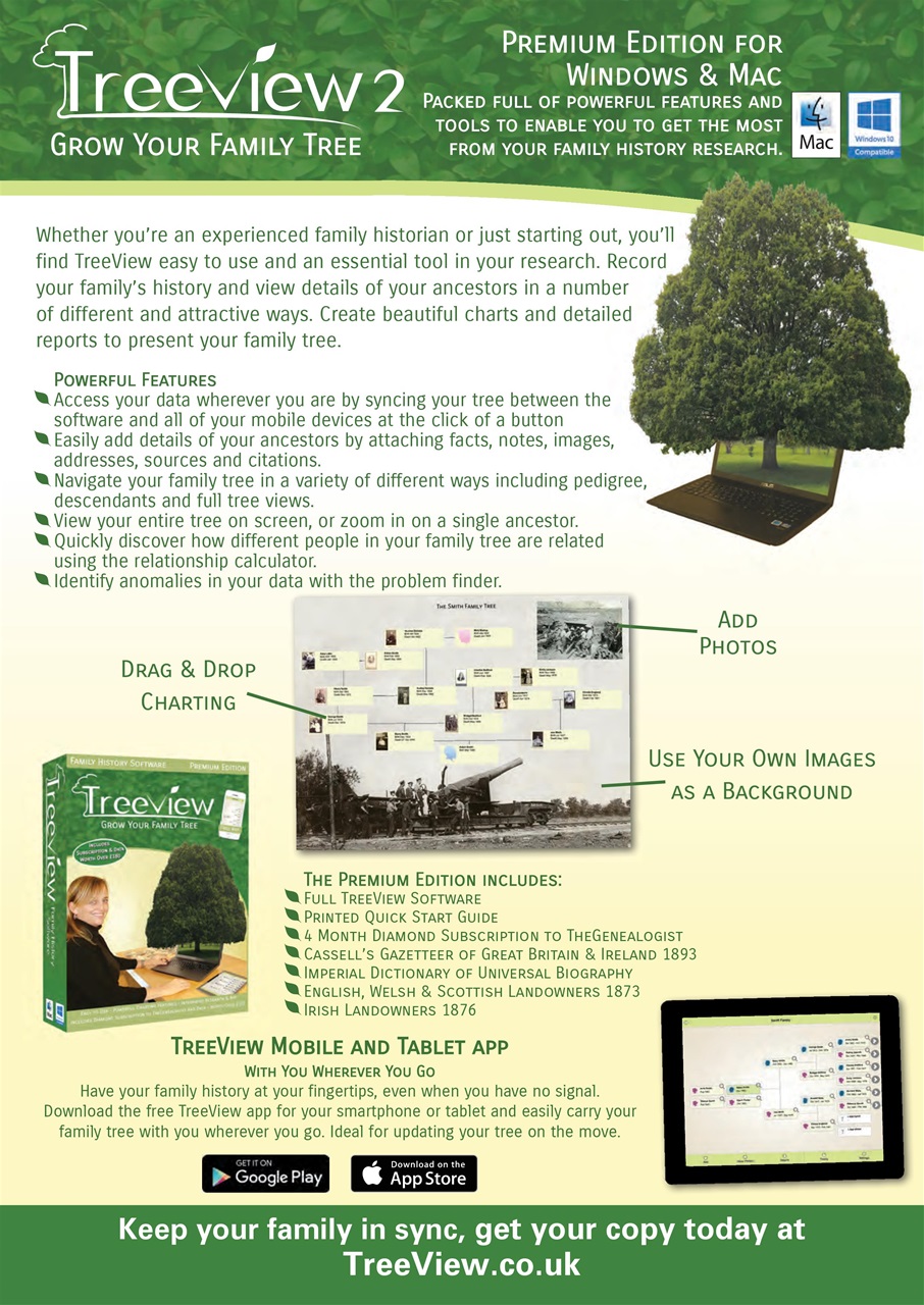 Family Tree Preview Pages