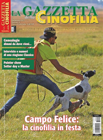 La Gazzetta Della Cinofilia Venatoria issue Settembre 2017