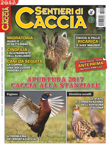 SENTIERI DI CACCIA issue Settembre 2017