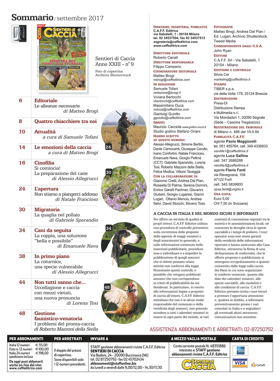 SENTIERI DI CACCIA Preview Pages