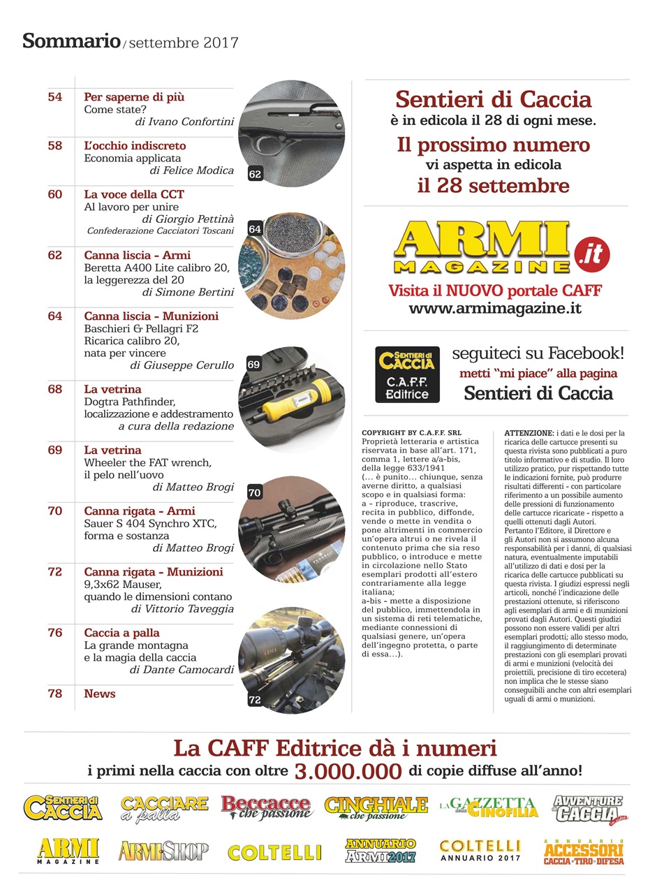 SENTIERI DI CACCIA Preview Pages