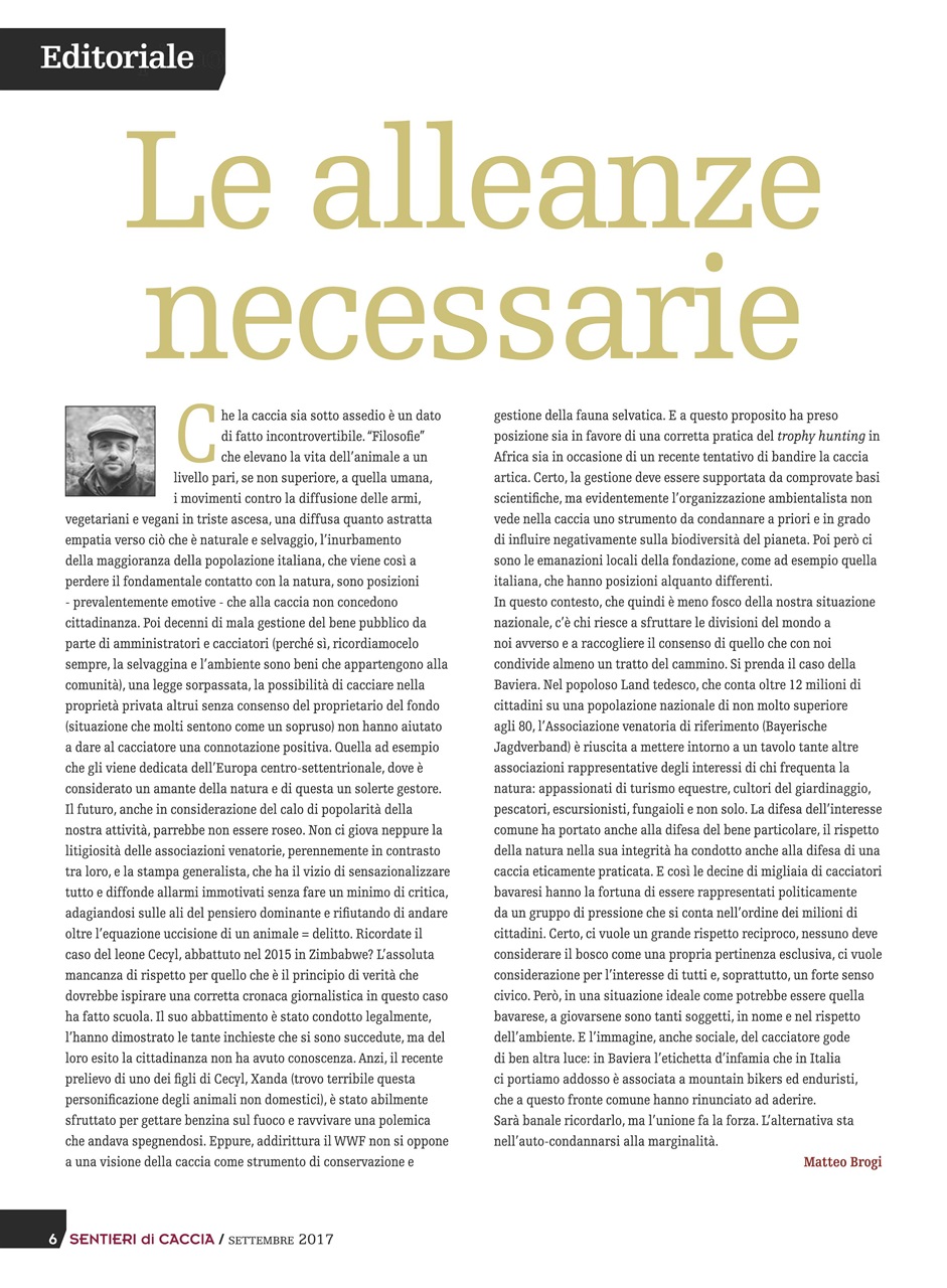 SENTIERI DI CACCIA Preview Pages