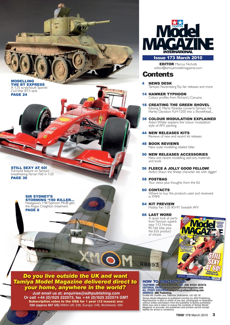 Tamiya Model Magazine Preview Pages