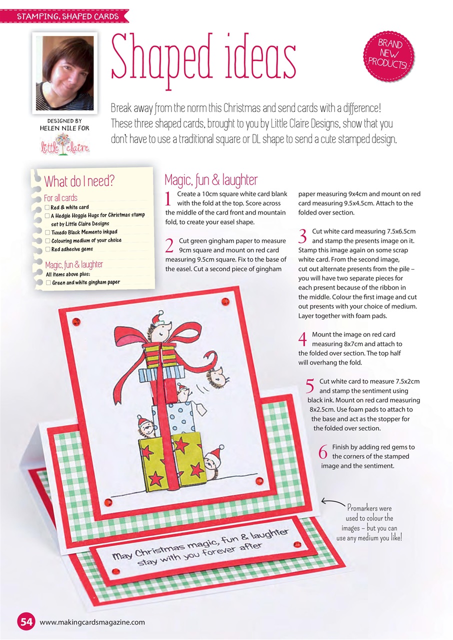 Making Cards & Papercraft Preview Pages