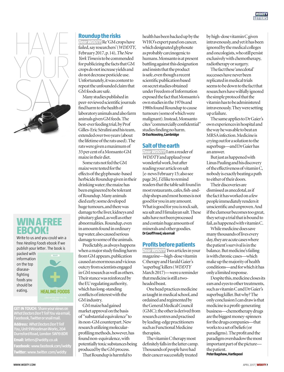 What Doctors Don't Tell You Preview Pages