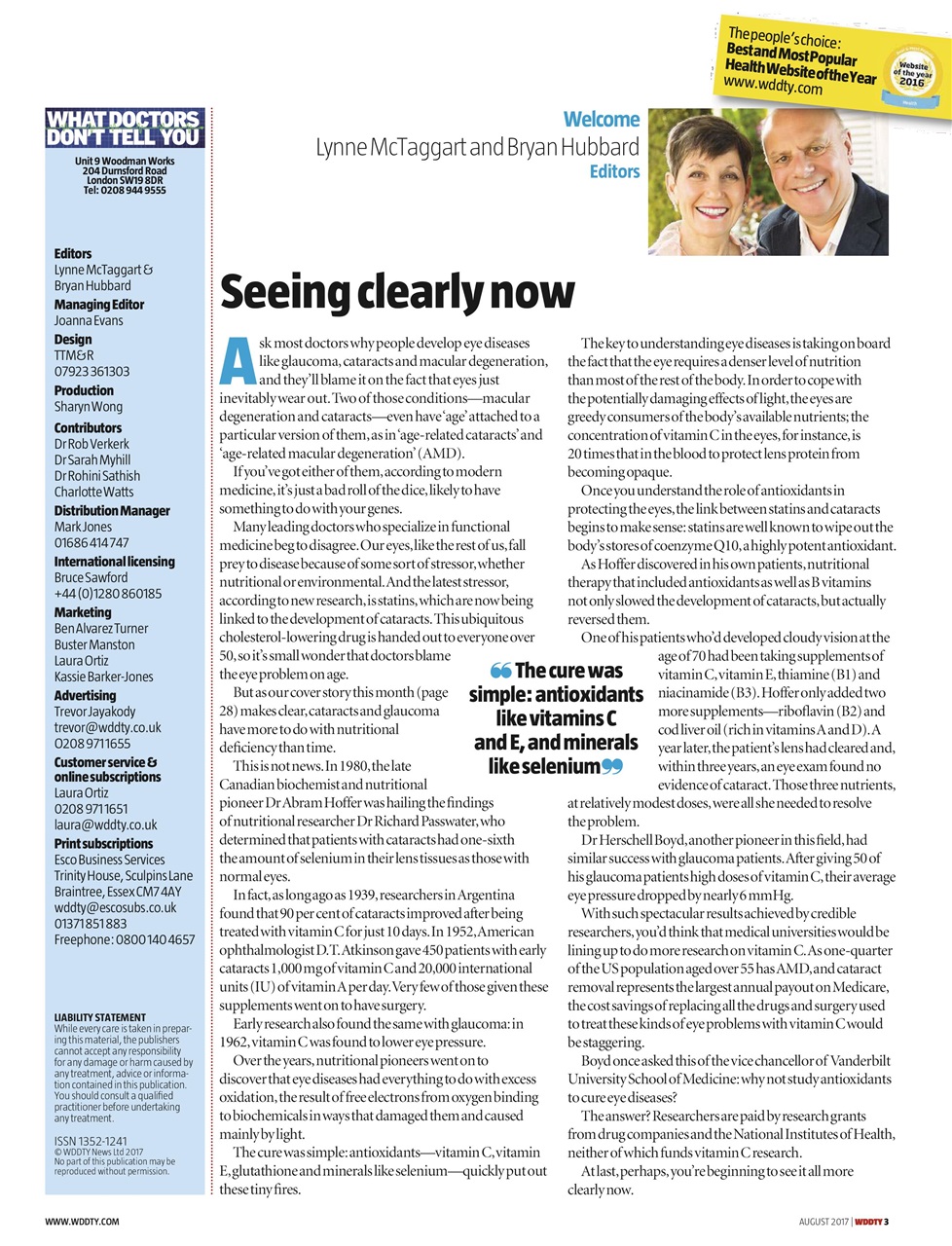 What Doctors Don't Tell You Preview Pages