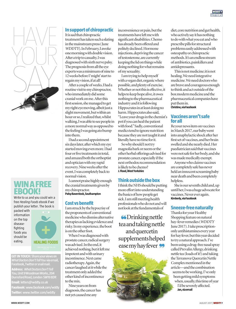 What Doctors Don't Tell You Preview Pages