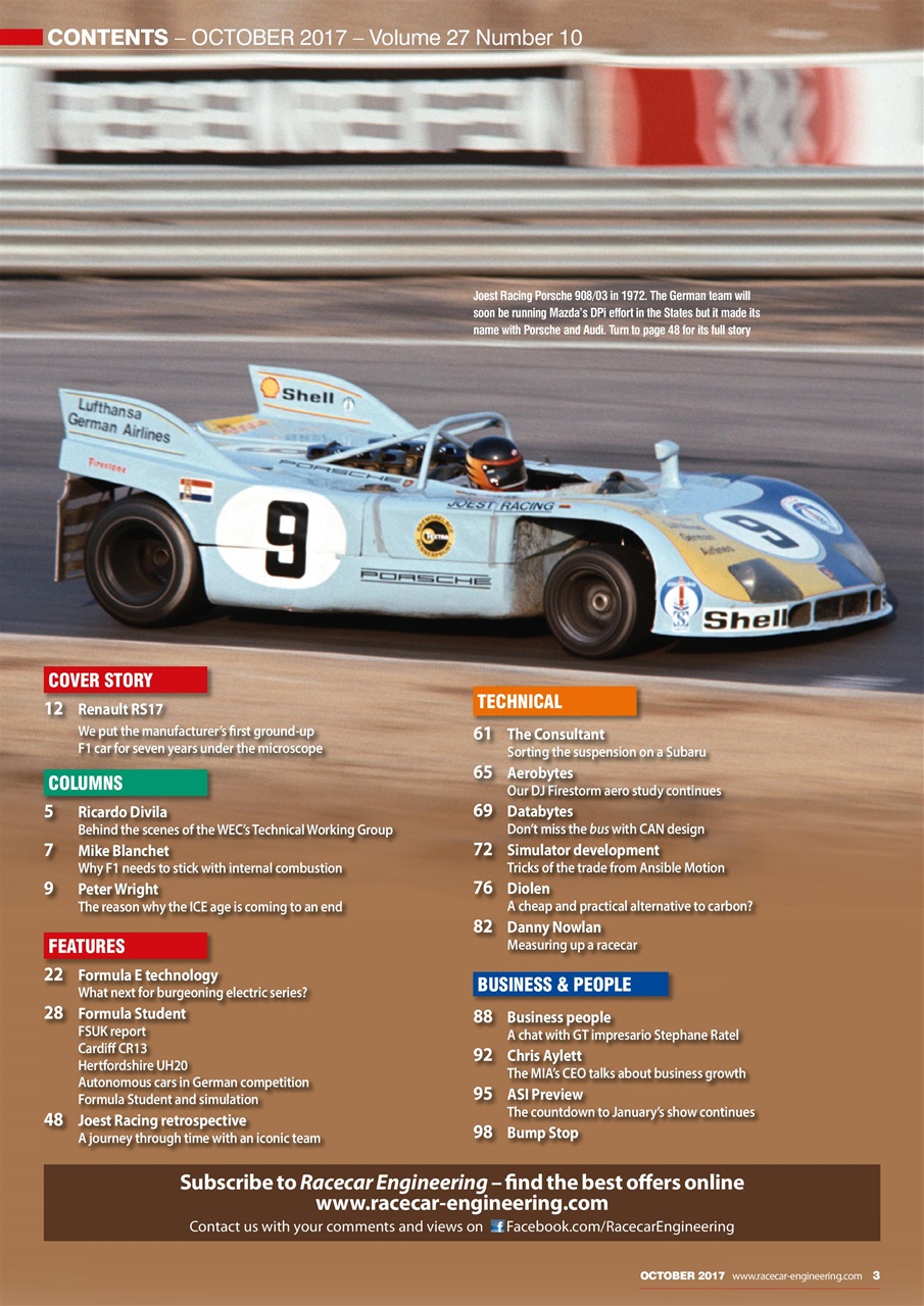 Racecar Engineering Preview Pages