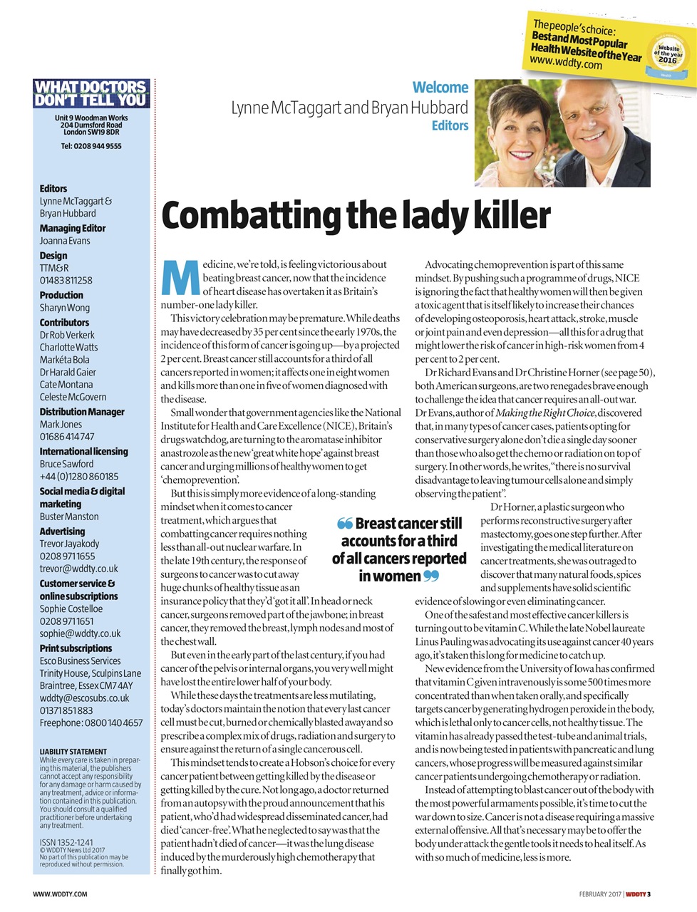 What Doctors Don't Tell You Preview Pages