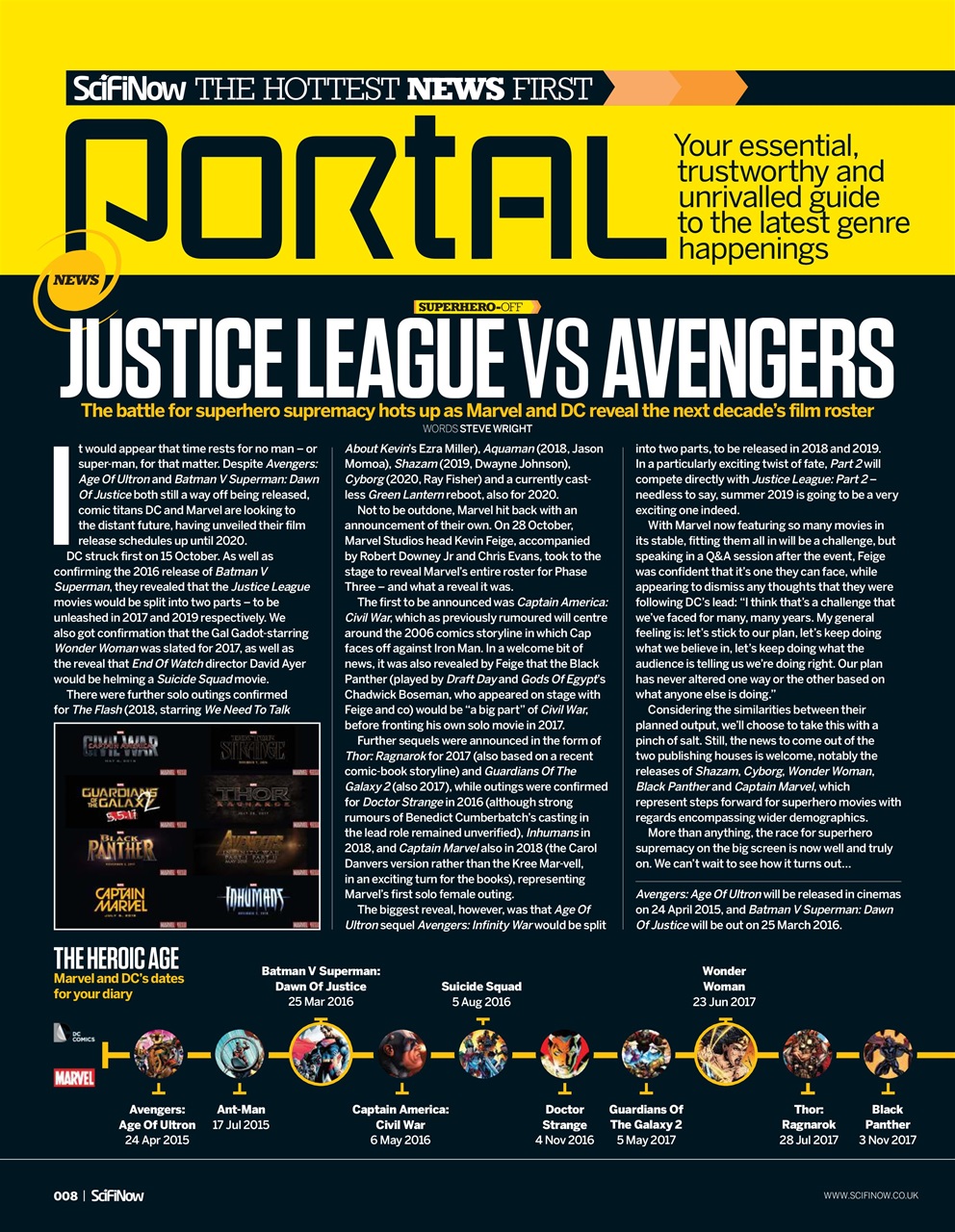 SciFiNow Preview Pages