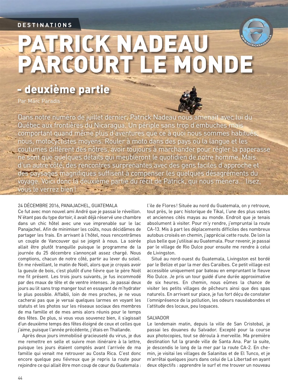 Moto Journal Preview Pages