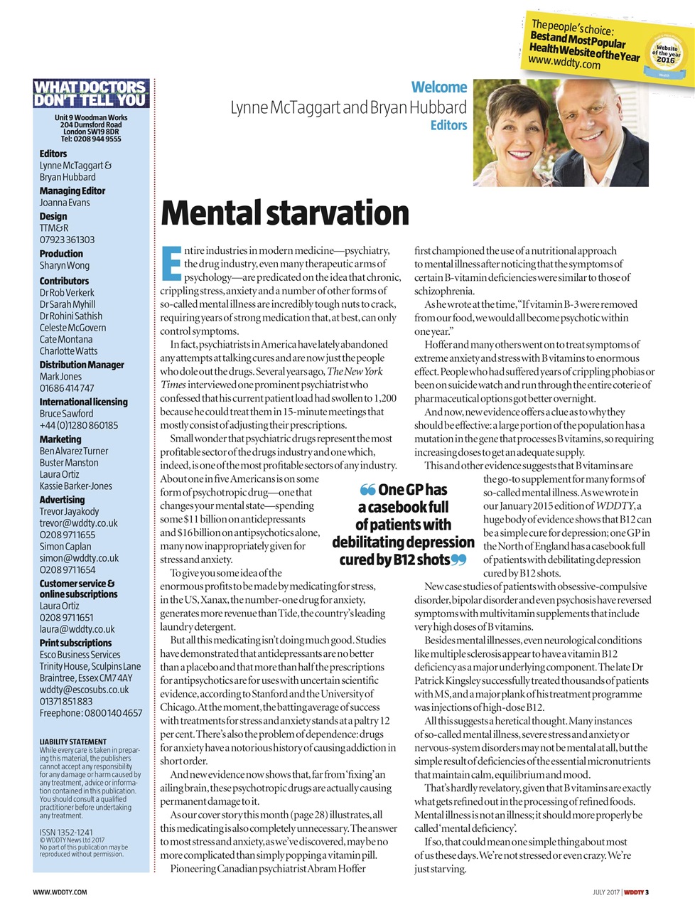 What Doctors Don't Tell You Preview Pages