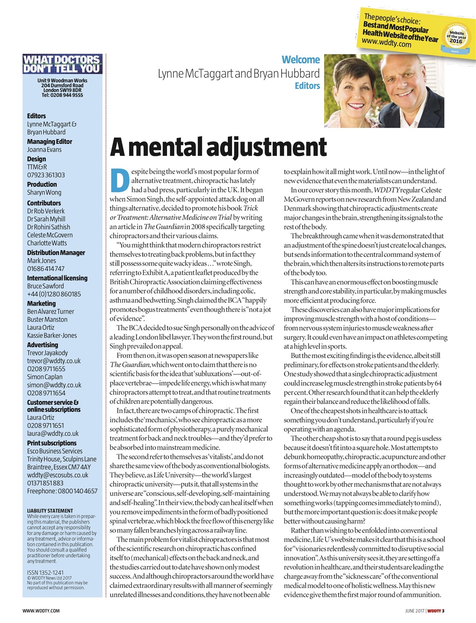 What Doctors Don't Tell You Preview Pages