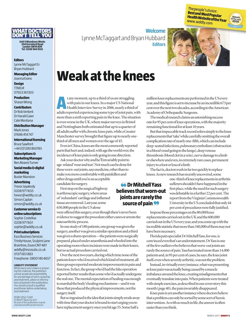 What Doctors Don't Tell You Preview Pages