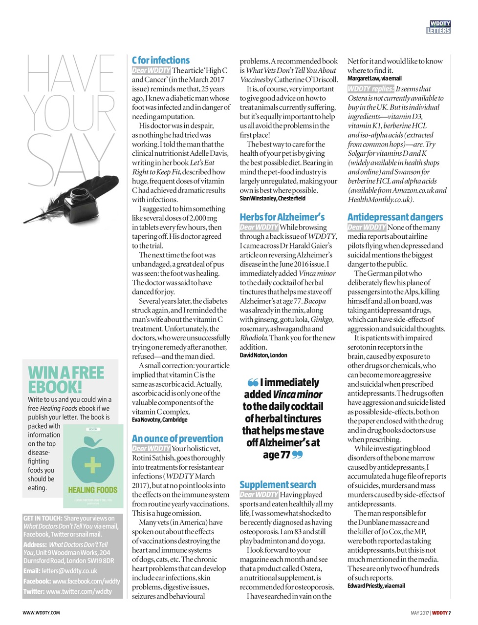 What Doctors Don't Tell You Preview Pages