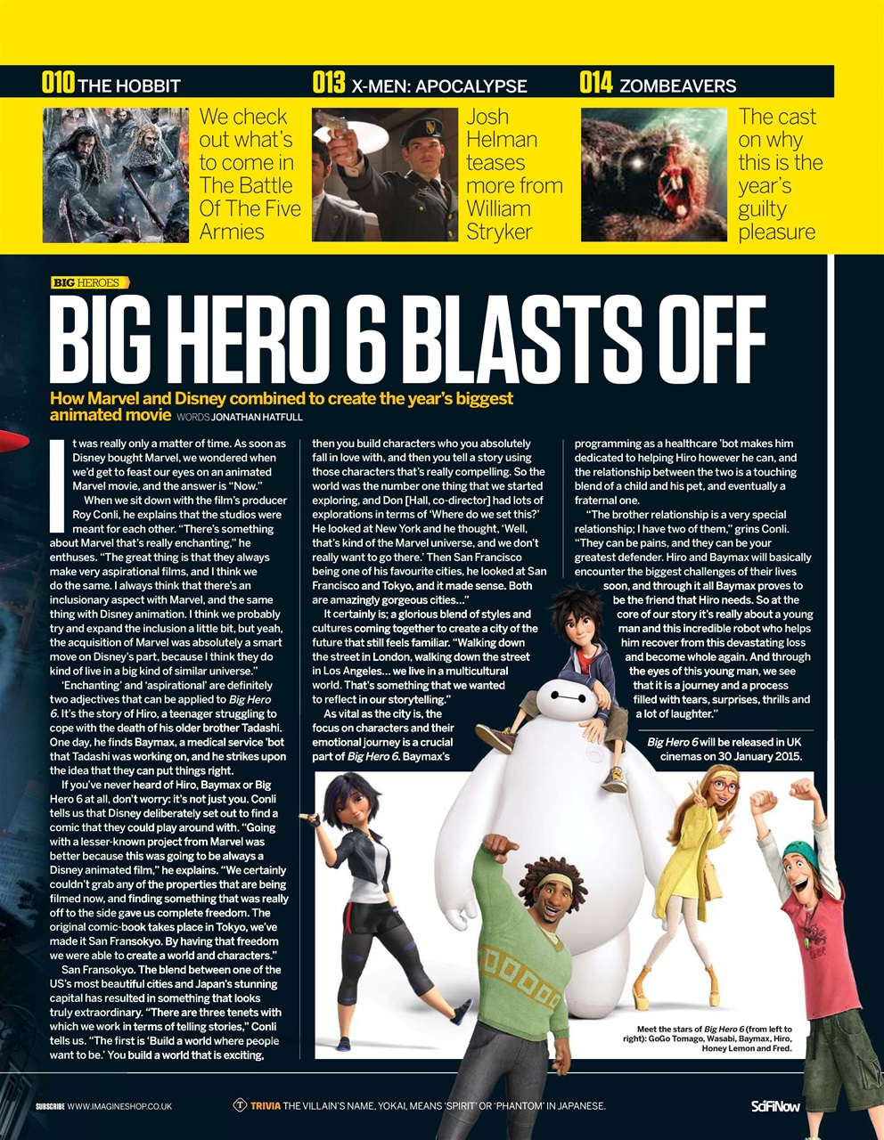 SciFiNow Preview Pages