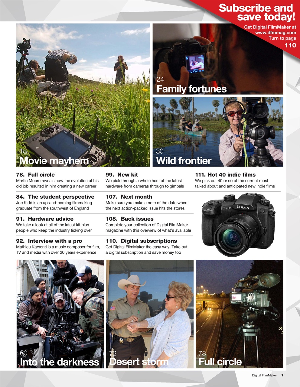 Digital FilmMaker Preview Pages