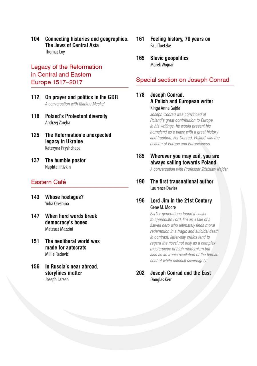 New Eastern Europe Preview Pages