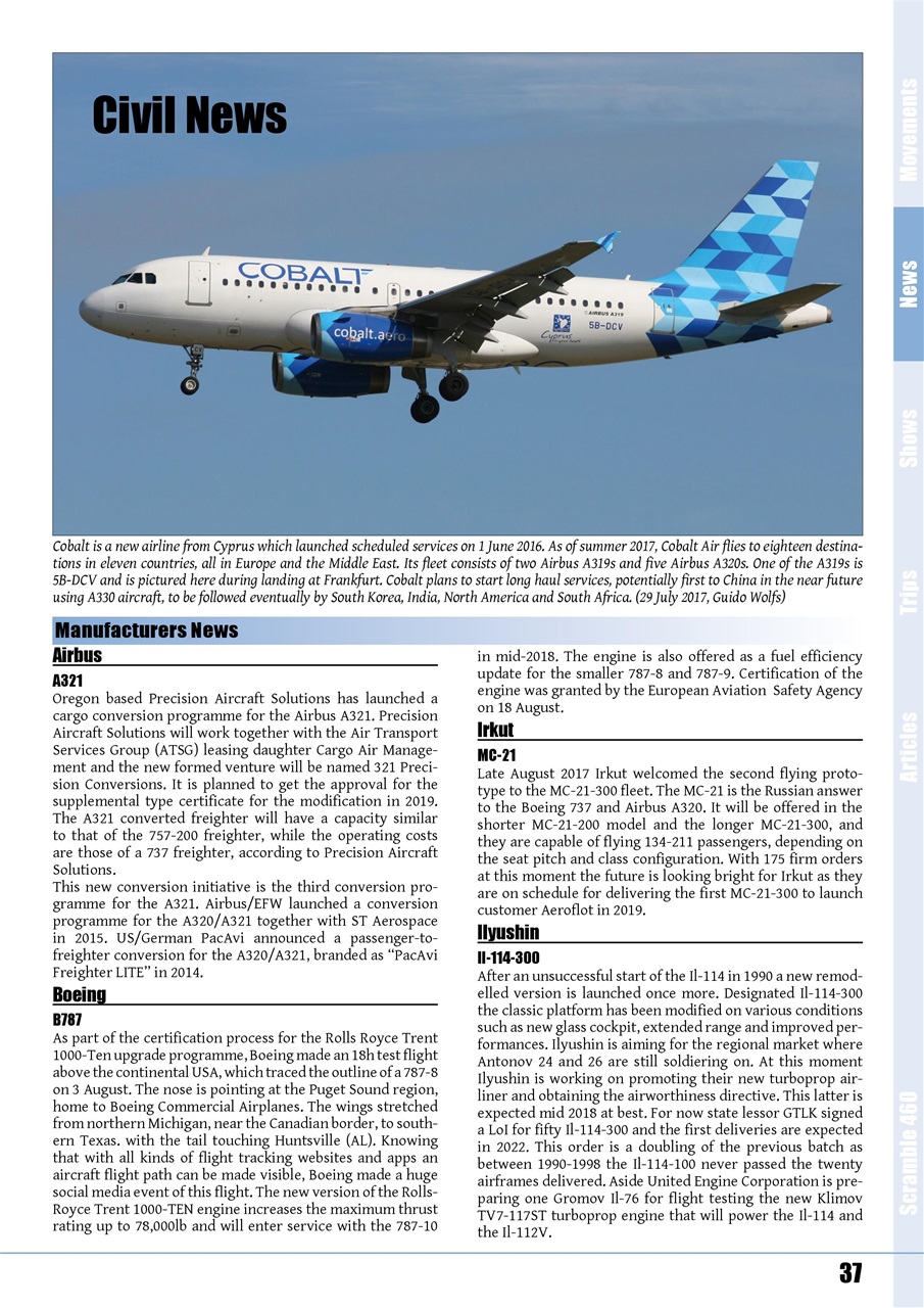 Scramble Magazine Preview Pages