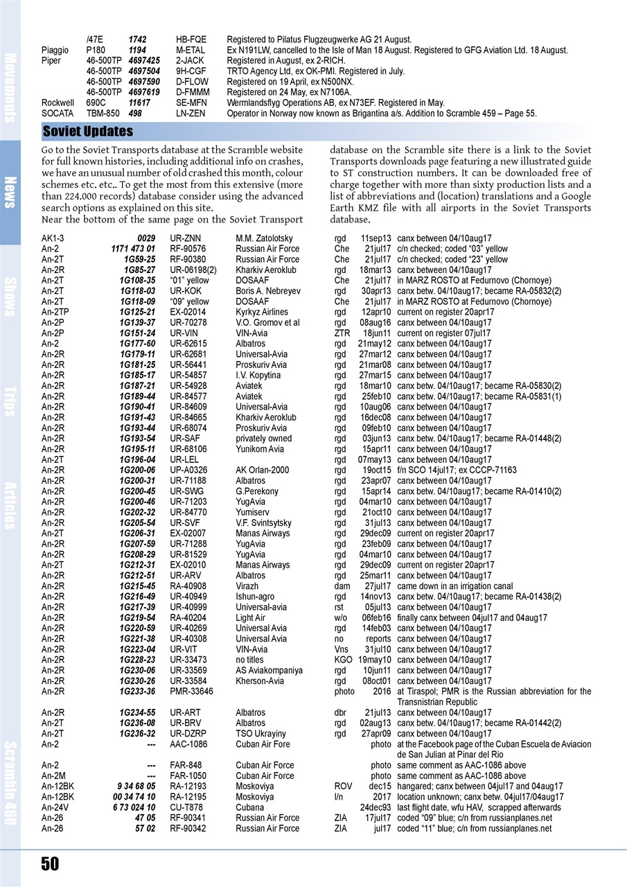 Scramble Magazine Preview Pages