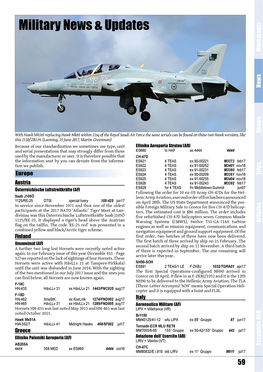 Scramble Magazine Preview Pages