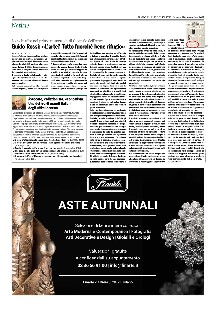 Il Giornale Dell’Arte Preview Pages