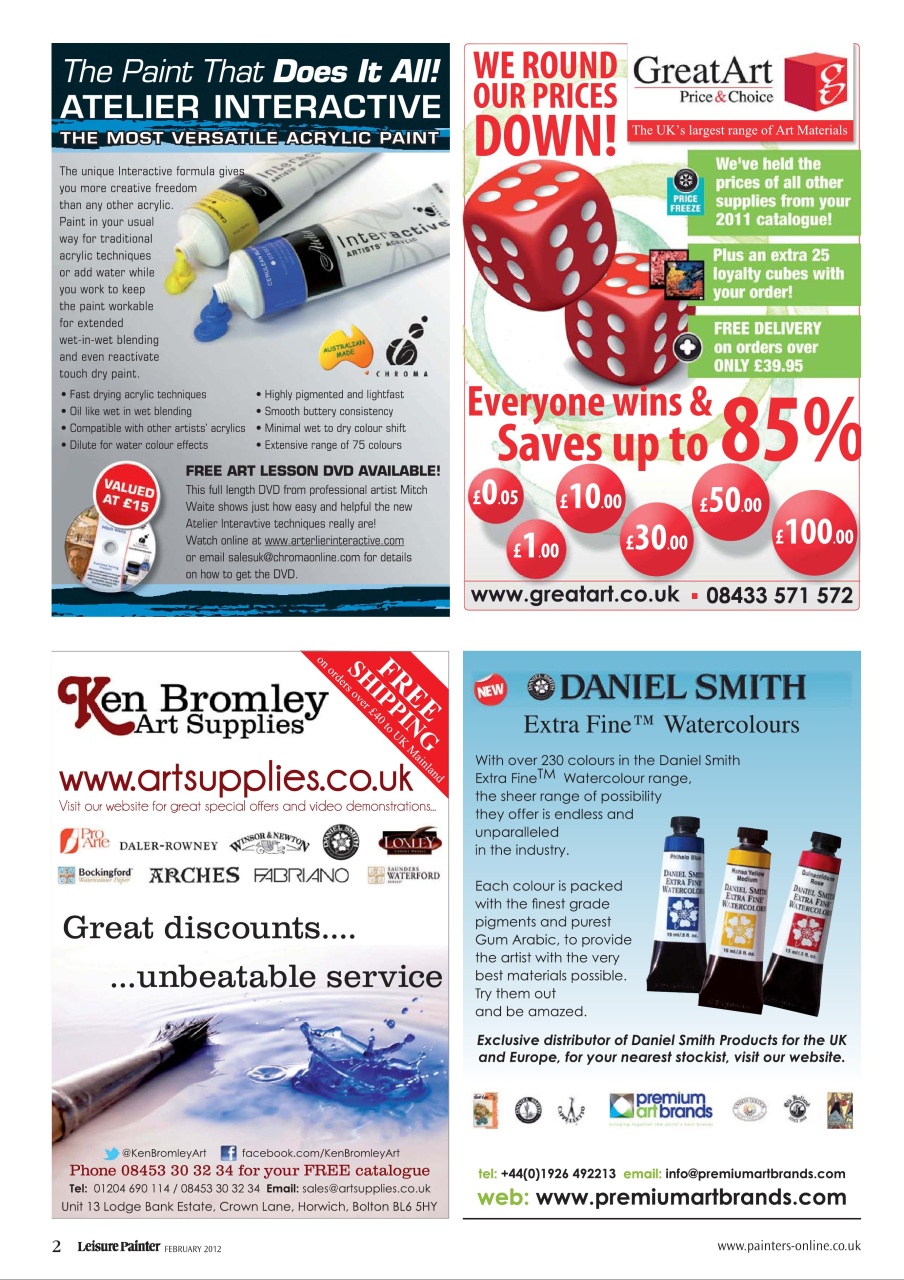 Leisure Painter & The Artist Preview Pages