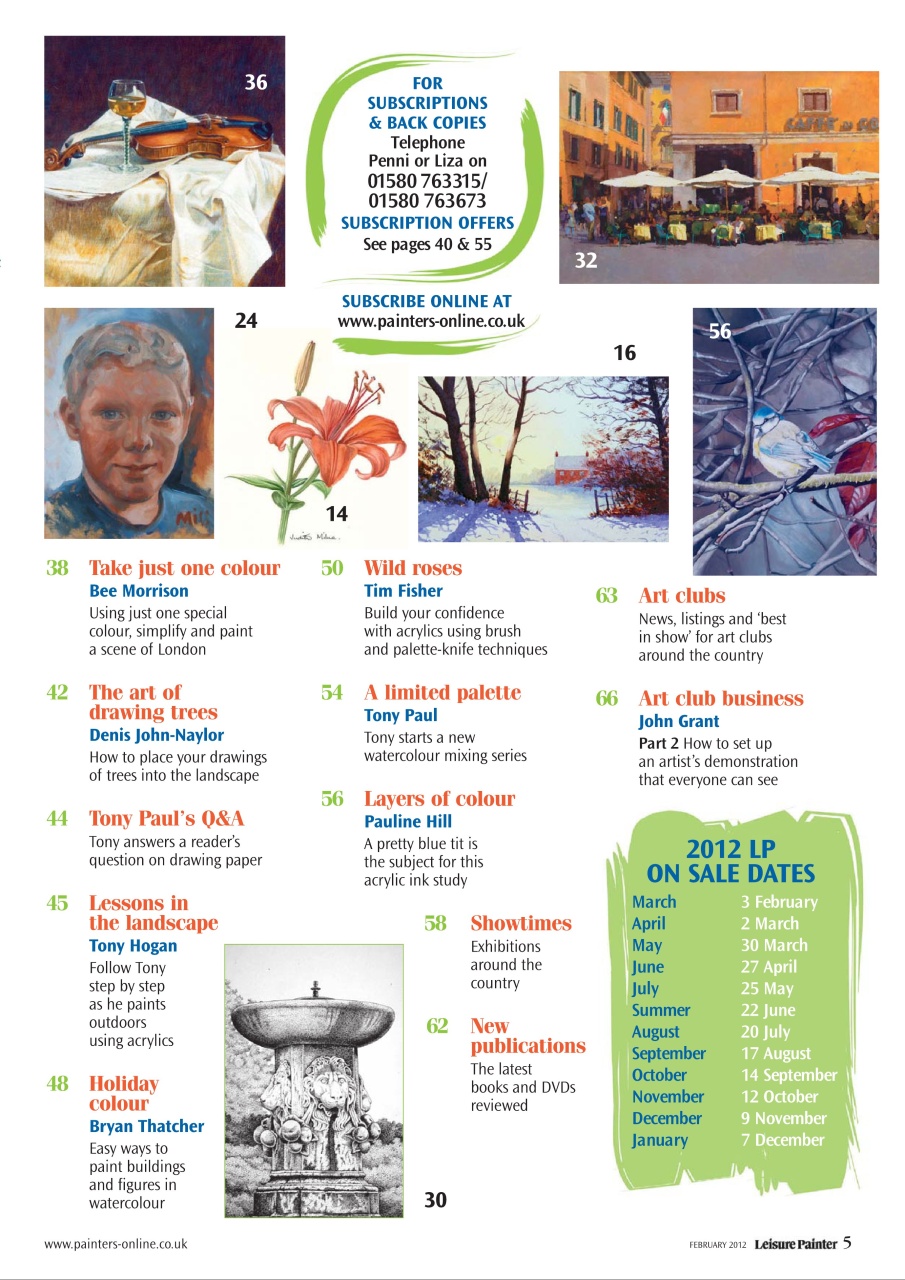 Leisure Painter & The Artist Preview Pages