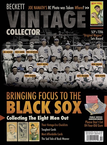 Beckett Vintage Collector Magazine issue August 2017