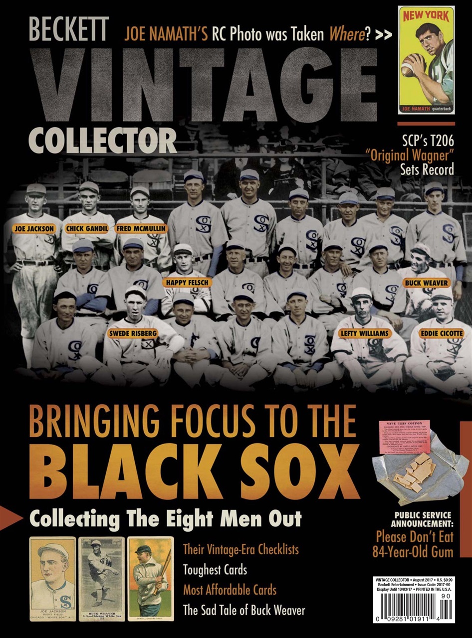 Beckett Vintage Collector Magazine Preview Pages