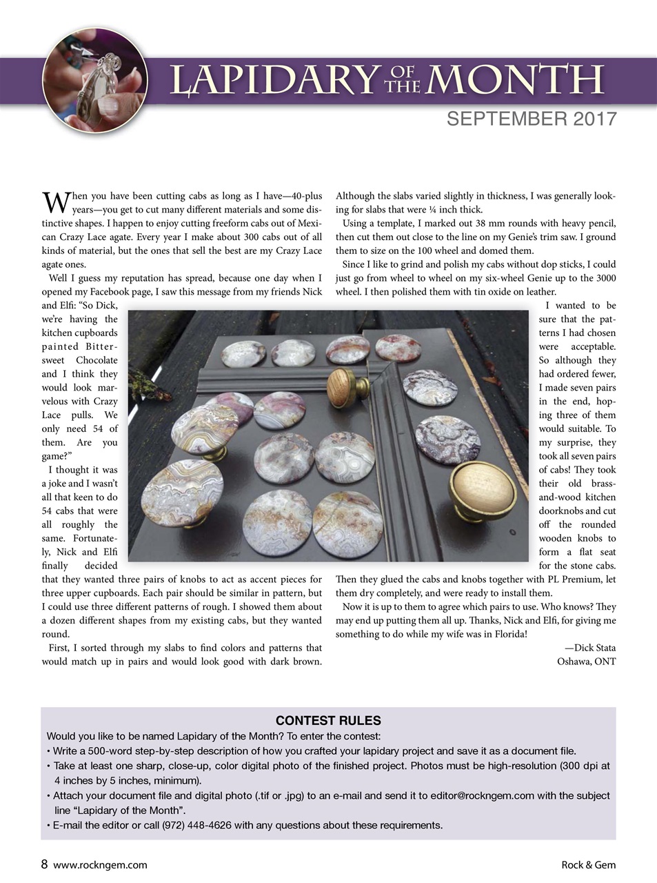 Rock&Gem Magazine Preview Pages