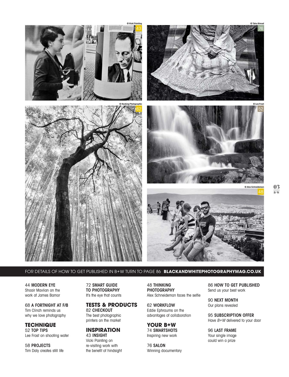 Black+White Photography Preview Pages