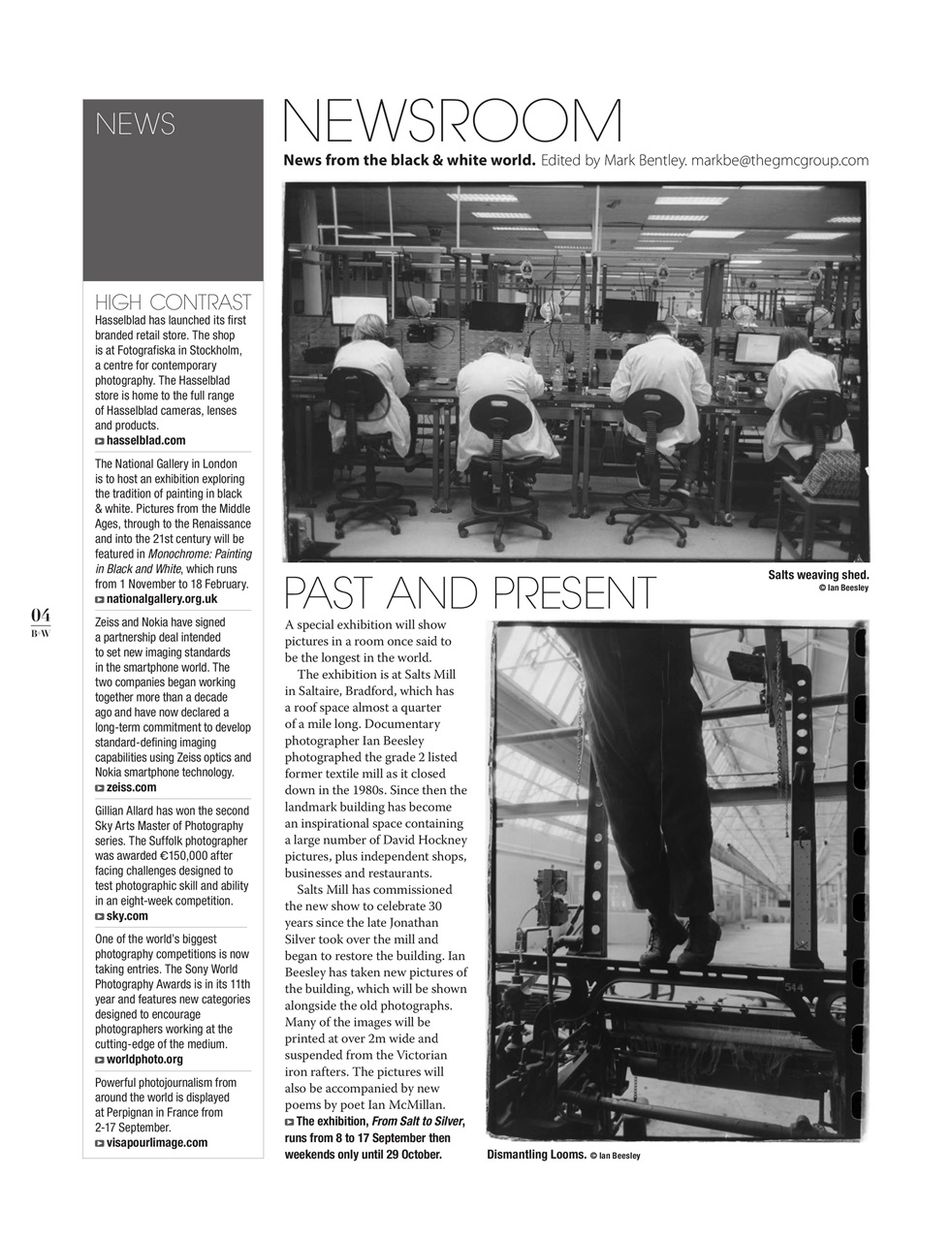 Black+White Photography Preview Pages