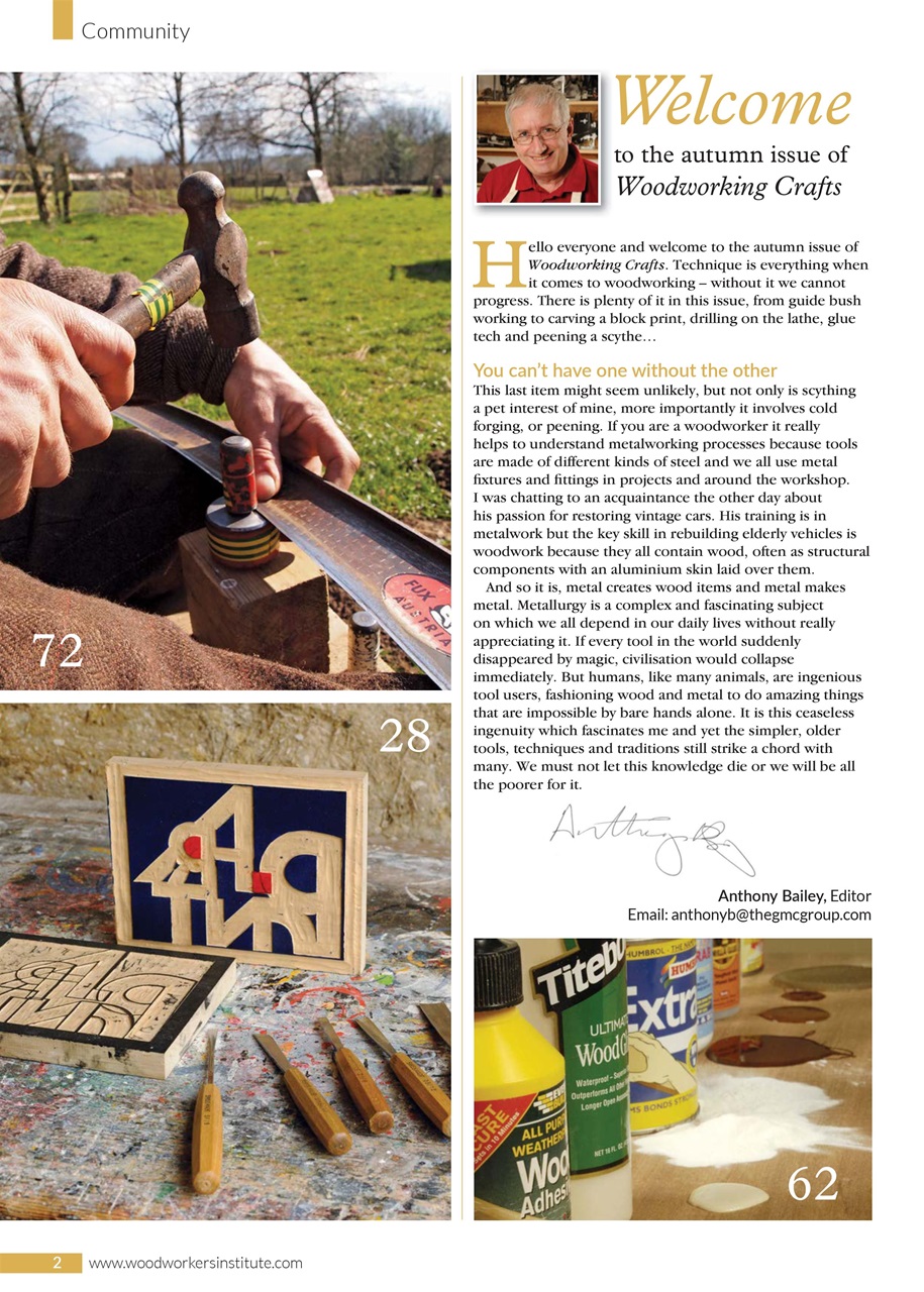 Woodworking Crafts Magazine Preview Pages