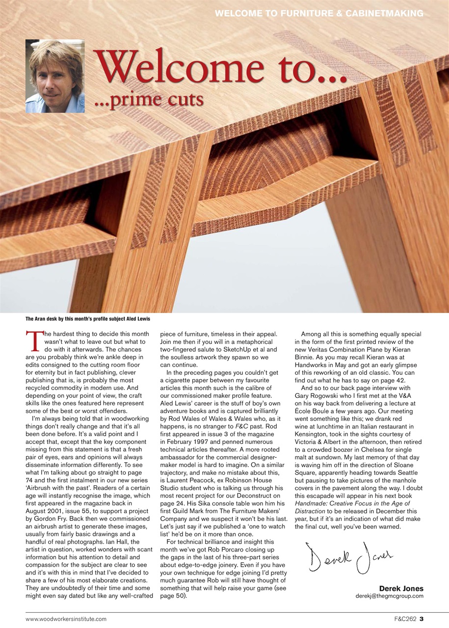 Furniture & Cabinetmaking Preview Pages