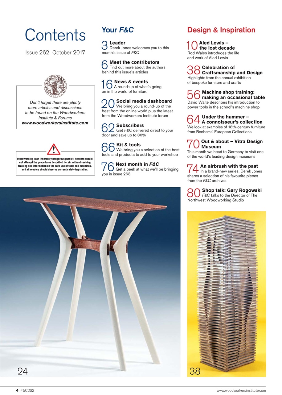 Furniture & Cabinetmaking Preview Pages