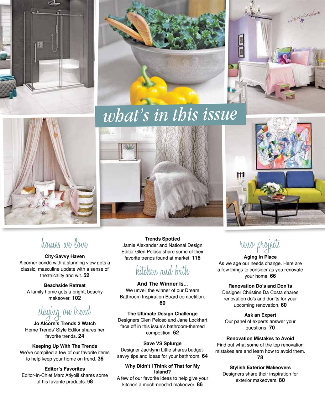 Canadian Home Trends Preview Pages