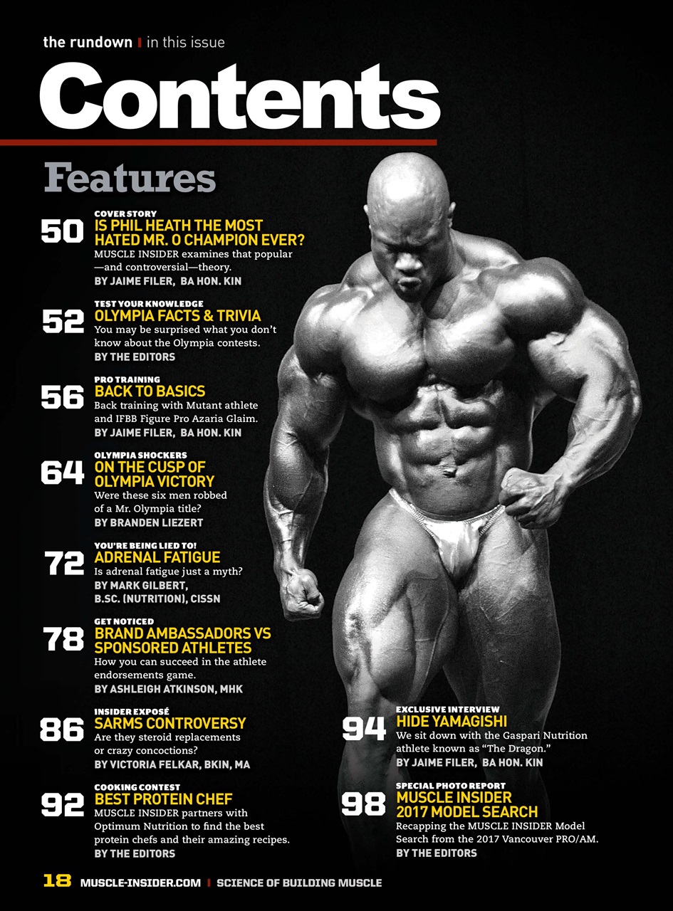 Muscle Insider Magazine Preview Pages