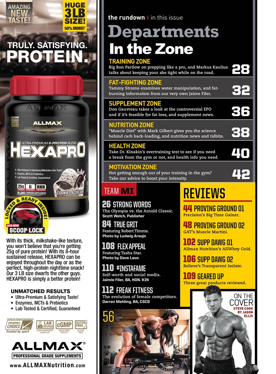 Muscle Insider Magazine Preview Pages