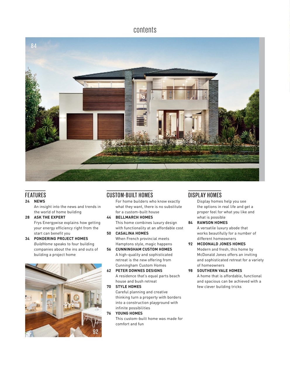 Build Home Preview Pages