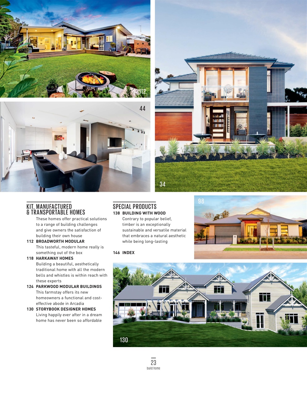 Build Home Preview Pages