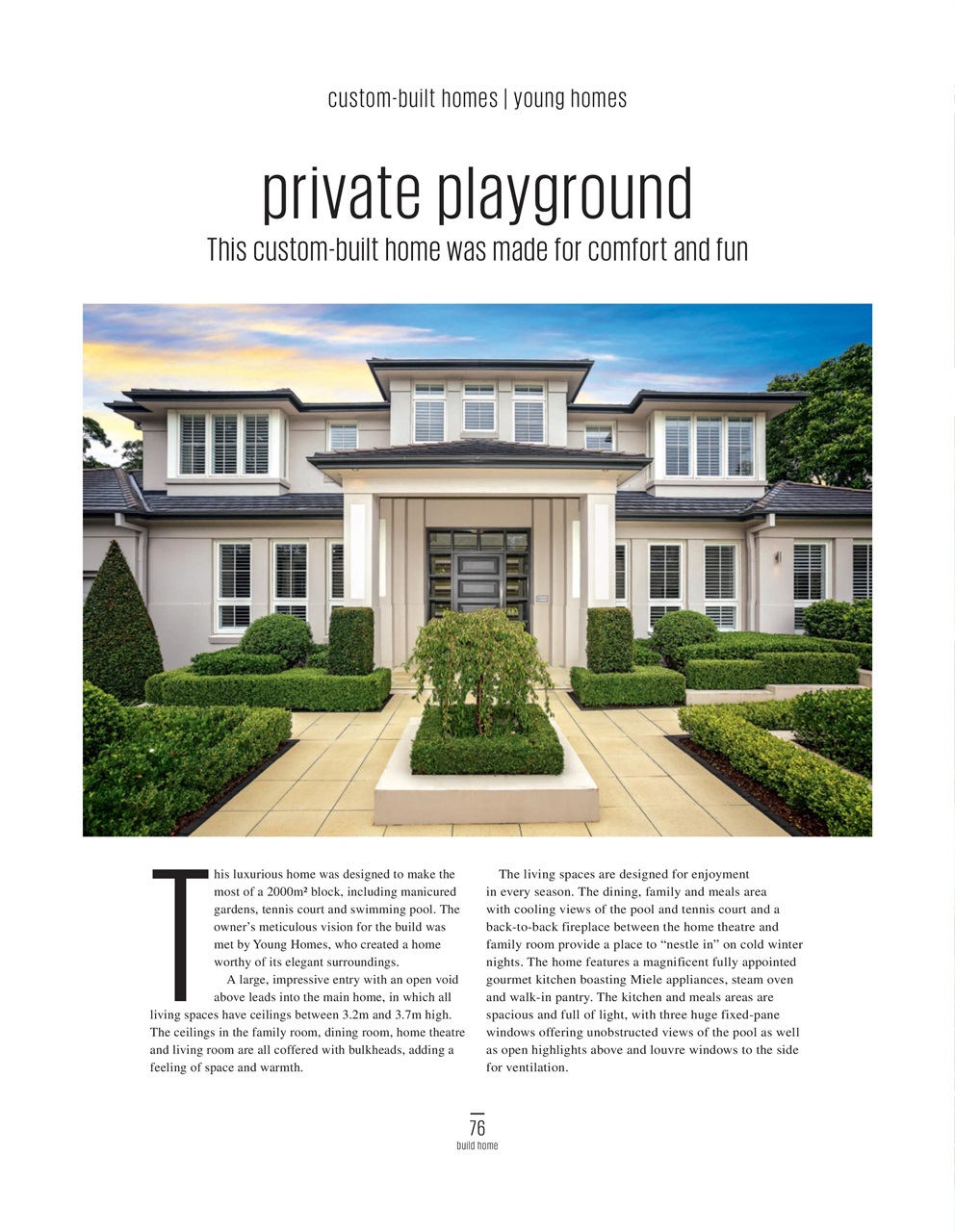 Build Home Preview Pages