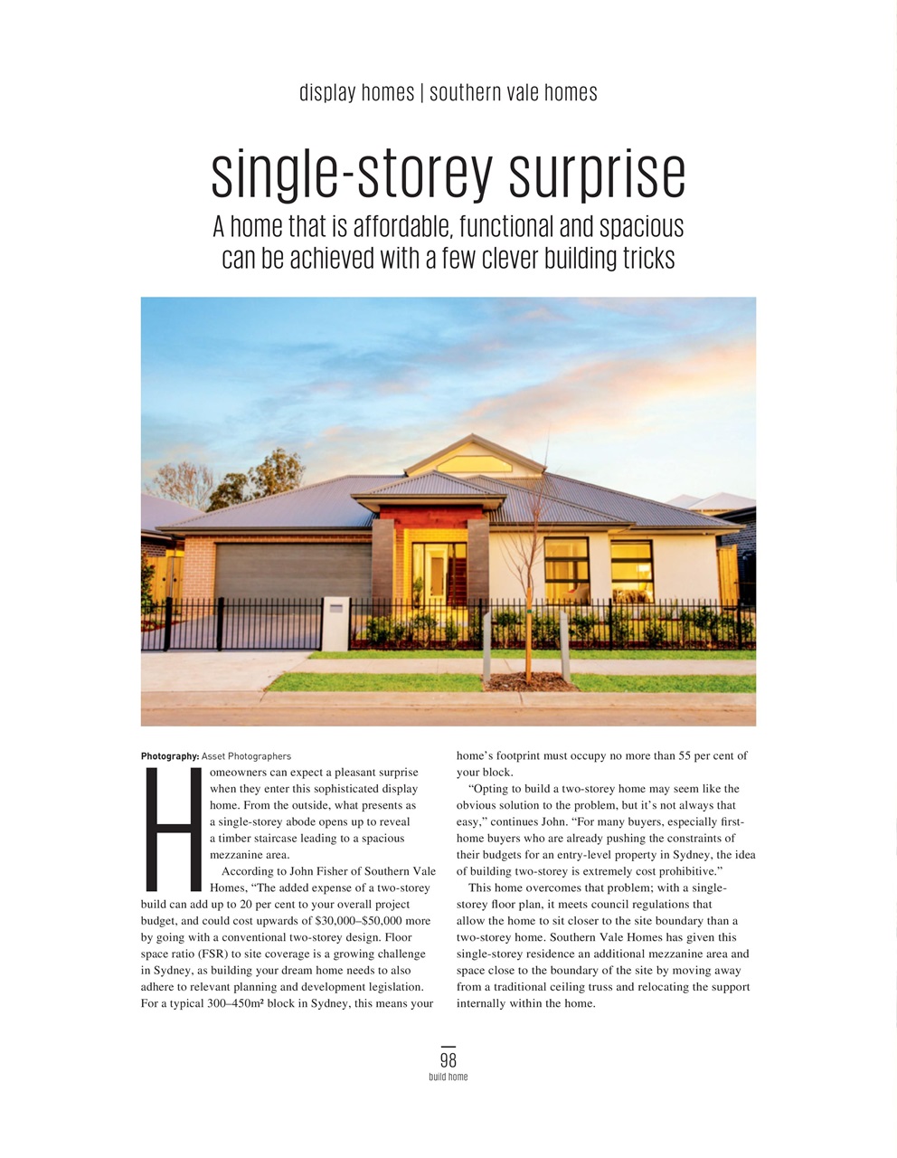 Build Home Preview Pages