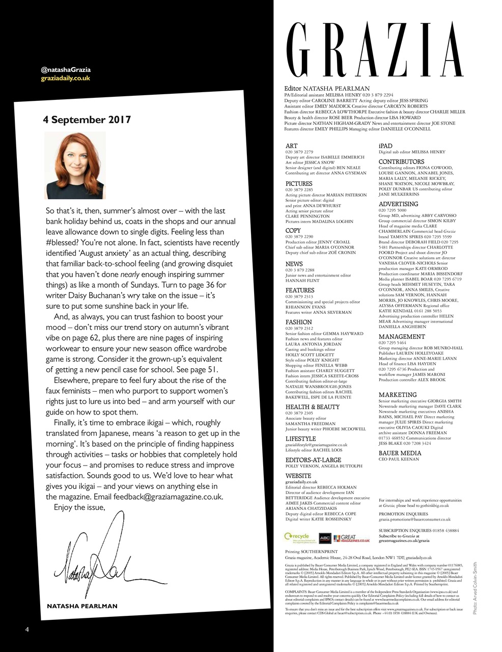 Grazia Preview Pages