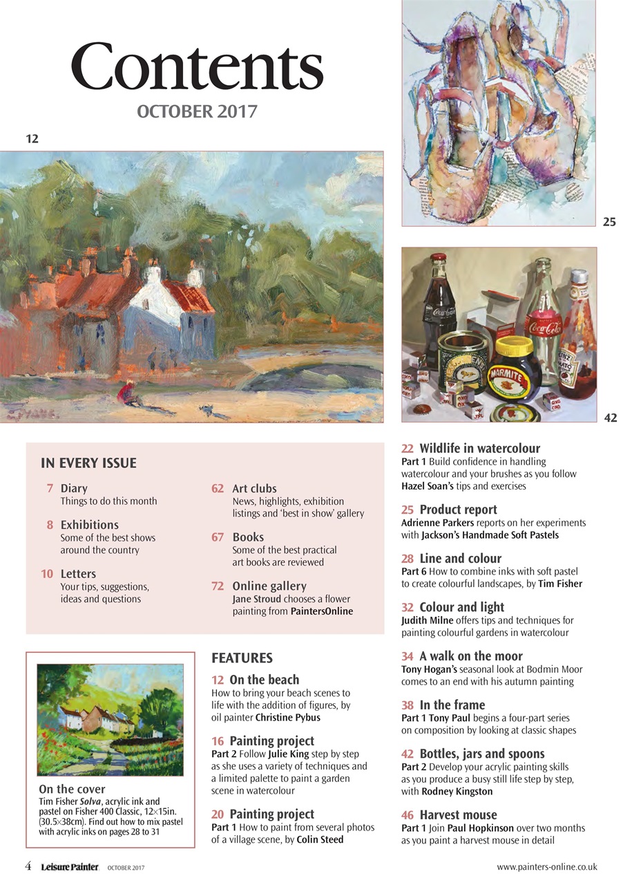 Leisure Painter & The Artist Preview Pages
