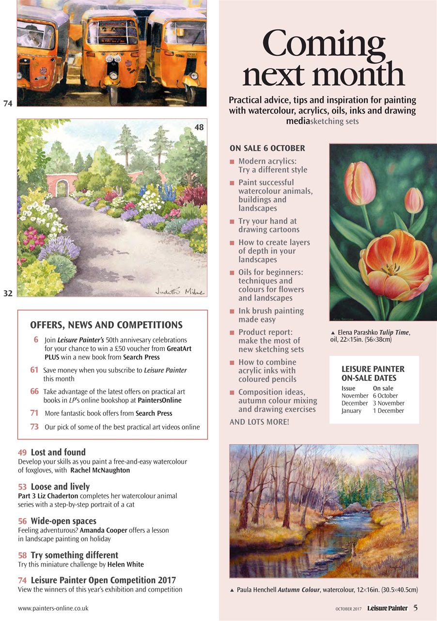 Leisure Painter & The Artist Preview Pages