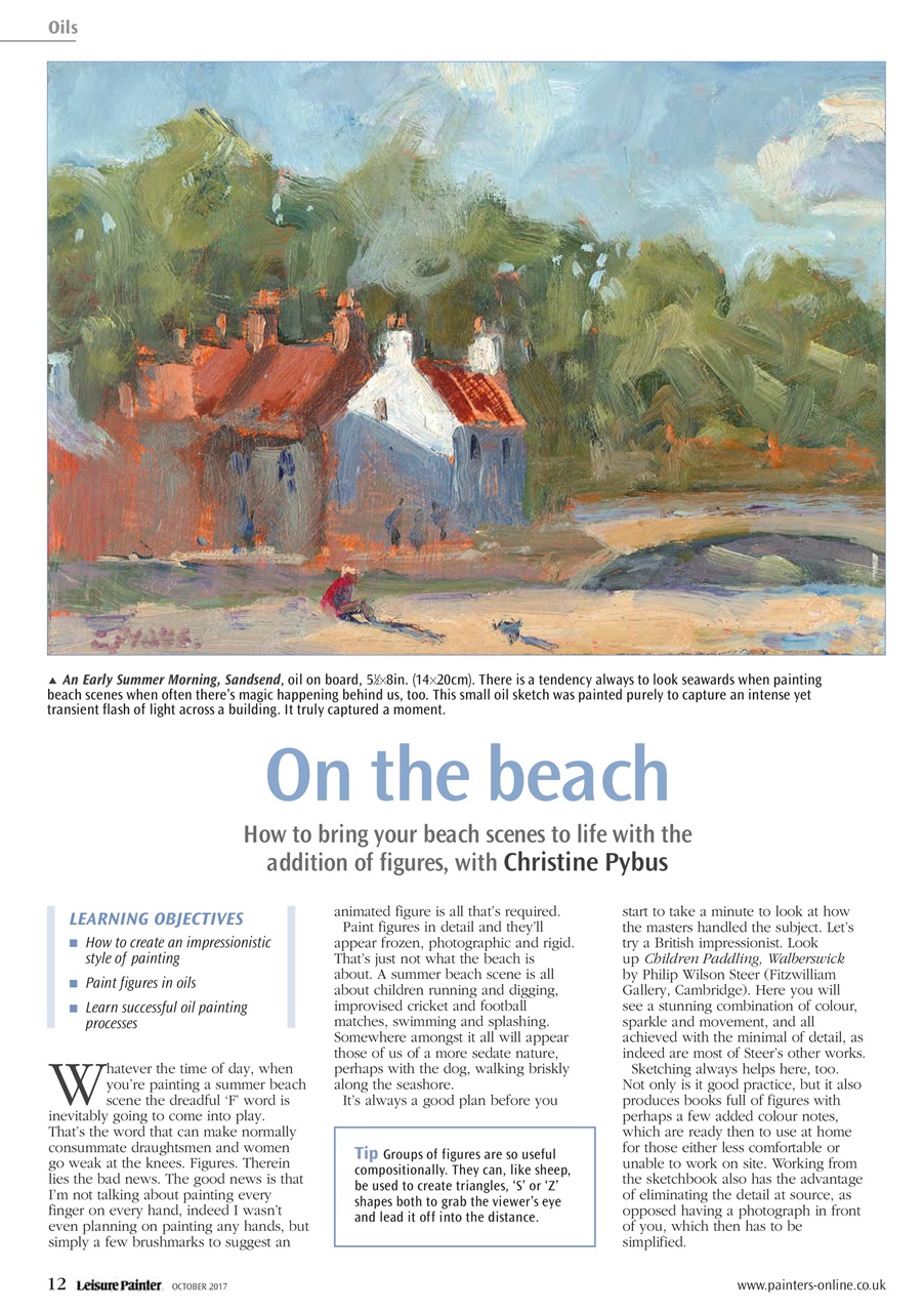 Leisure Painter & The Artist Preview Pages
