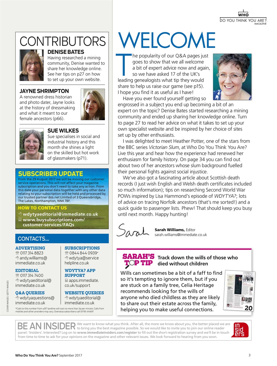 Who Do You Think You Are? Preview Pages